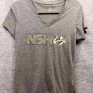 Nhl Women's Grey T-shirt